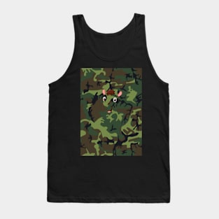 Camelflage funny merch for camels lovers, army lovers, camouflage lovers Tank Top